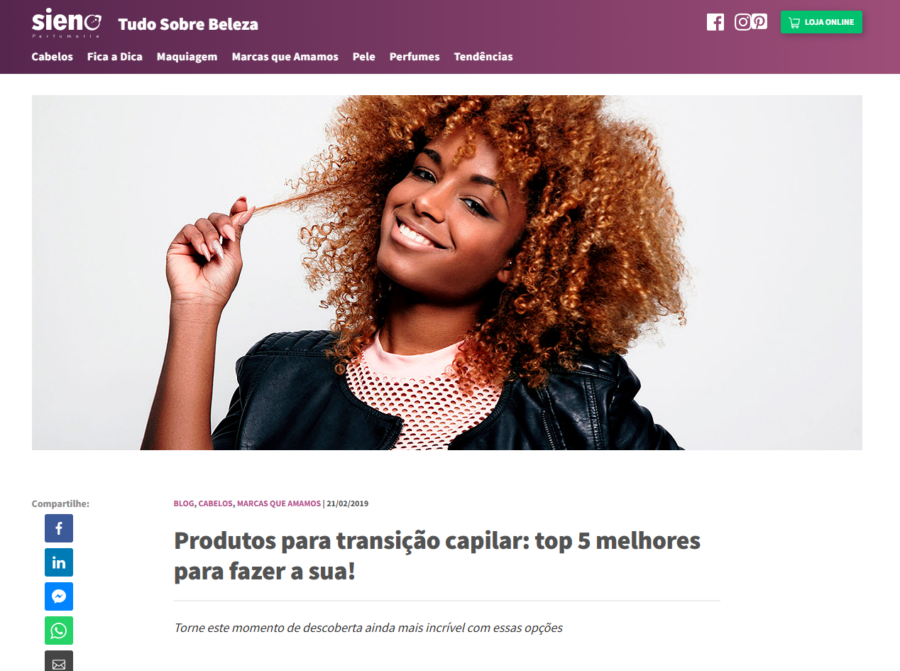 Produtos para transição capilar: top 5 melhores para fazer a sua!