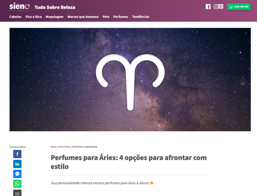 Perfumes para Áries: 4 opções para afrontar com estilo